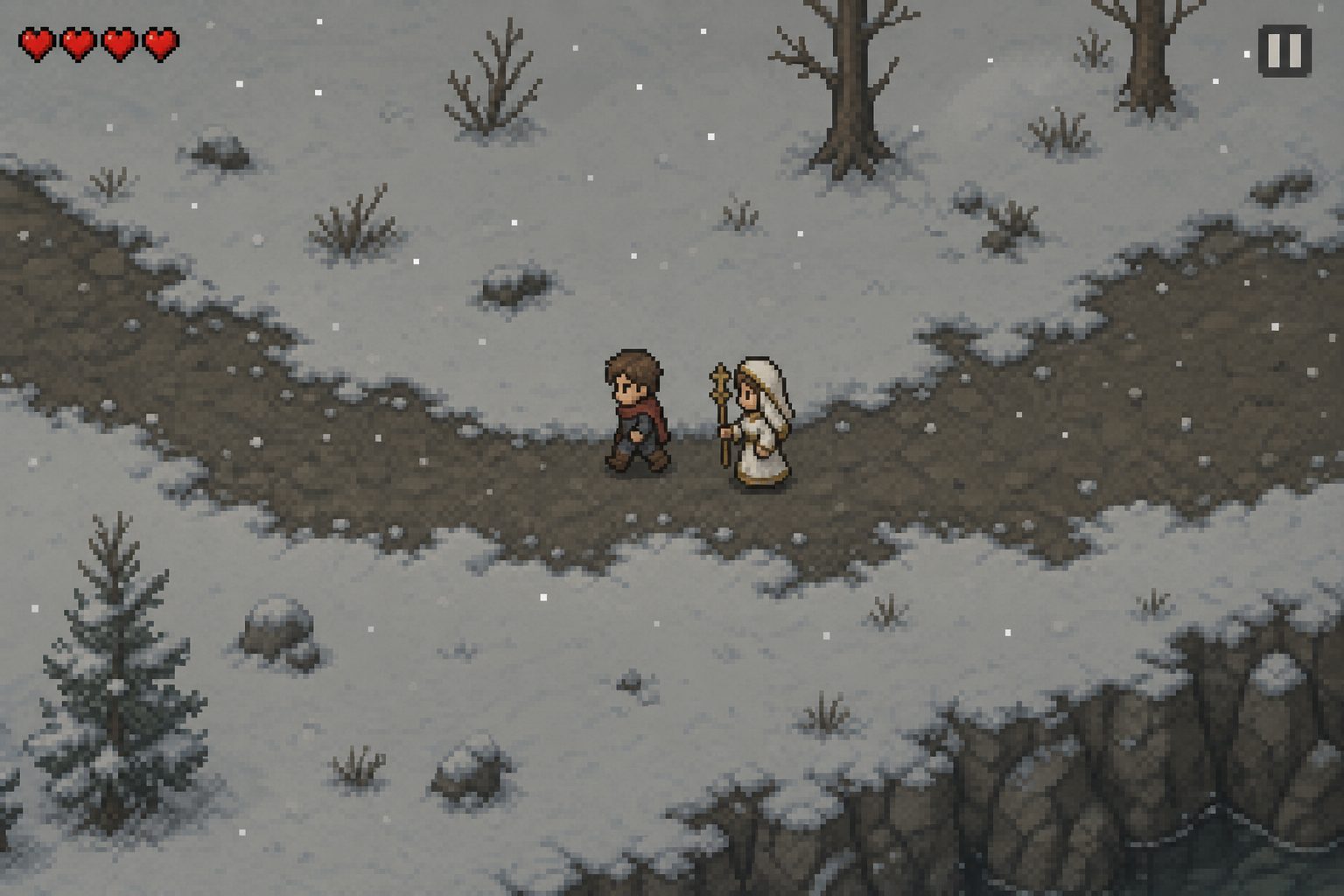 初次任务与女祭司同行 像素动作RPG 演示图 7